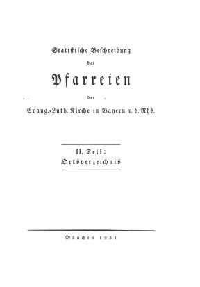 EvPfarreienBayern_7_Bd_II.djvu # 1