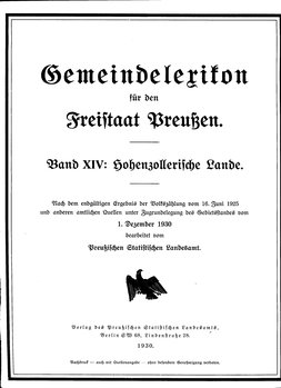Gemeindelexikon Hohenzollerische Lande 1930.djvu # 1