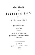 Geschichte der kleinen deutschen Hoefe 1.djvu # 1