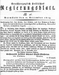 Grossherzoglich Hessisches Regierungsblatt 1819.djvu # 134