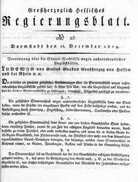 Grossherzoglich Hessisches Regierungsblatt 1819.djvu # 150