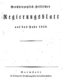 Grossherzoglich Hessisches Regierungsblatt 1820.djvu # 2