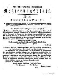 Grossherzoglich Hessisches Regierungsblatt 1820.djvu # 244