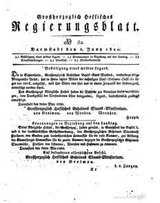 Grossherzoglich Hessisches Regierungsblatt 1820.djvu # 264