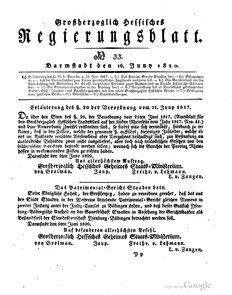 Grossherzoglich Hessisches Regierungsblatt 1820.djvu # 268