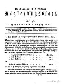 Grossherzoglich Hessisches Regierungsblatt 1820.djvu # 398