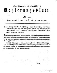Grossherzoglich Hessisches Regierungsblatt 1820.djvu # 444
