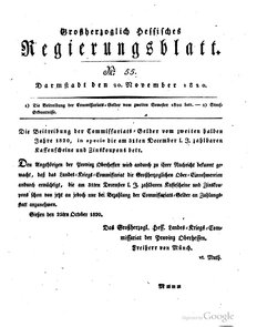 Grossherzoglich Hessisches Regierungsblatt 1820.djvu # 508