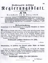 Grossherzoglich Hessisches Regierungsblatt 1849.djvu # 135