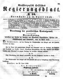 Grossherzoglich Hessisches Regierungsblatt 1849.djvu # 181