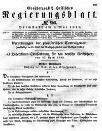 Grossherzoglich Hessisches Regierungsblatt 1849.djvu # 193