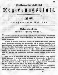 Grossherzoglich Hessisches Regierungsblatt 1849.djvu # 298