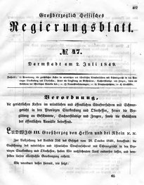 Grossherzoglich Hessisches Regierungsblatt 1849.djvu # 414