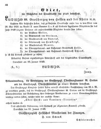 Grossherzoglich Hessisches Regierungsblatt 1849.djvu # 44