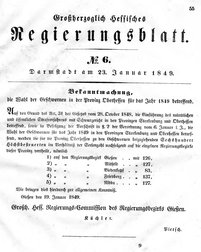Grossherzoglich Hessisches Regierungsblatt 1849.djvu # 55