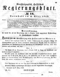 Grossherzoglich Hessisches Regierungsblatt 1849.djvu # 99