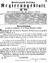 Grossherzoglich Hessisches Regierungsblatt 1851.djvu # 179