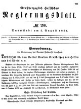 Grossherzoglich Hessisches Regierungsblatt 1851.djvu # 243