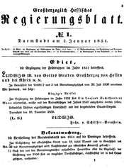 Grossherzoglich Hessisches Regierungsblatt 1851.djvu # 3