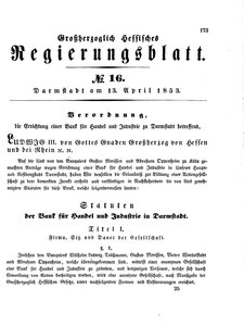 Grossherzoglich Hessisches Regierungsblatt 1853.djvu # 173