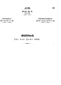Grossherzoglich Hessisches Regierungsblatt 1853.djvu # 309