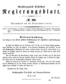 Grossherzoglich Hessisches Regierungsblatt 1853.djvu # 595