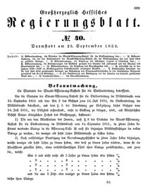 Grossherzoglich Hessisches Regierungsblatt 1853.djvu # 599