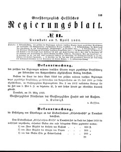 Grossherzoglich Hessisches Regierungsblatt 1860.djvu # 133