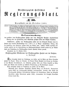 Grossherzoglich Hessisches Regierungsblatt 1860.djvu # 309