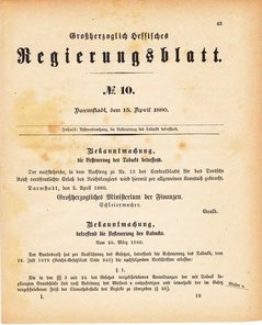 Grossherzoglich Hessisches Regierungsblatt 1880.djvu # 44