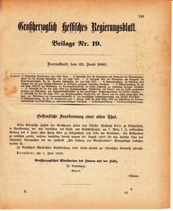 Grossherzoglich Hessisches Regierungsblatt 1880.djvu # 507