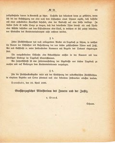 Grossherzoglich Hessisches Regierungsblatt 1880.djvu # 66