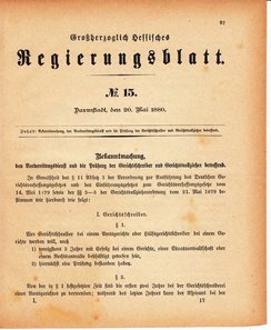 Grossherzoglich Hessisches Regierungsblatt 1880.djvu # 88