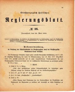 Grossherzoglich Hessisches Regierungsblatt 1880.djvu # 96