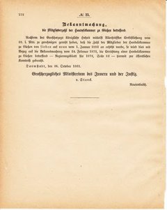 Grossherzoglich Hessisches Regierungsblatt 1881.djvu ‎ # 173