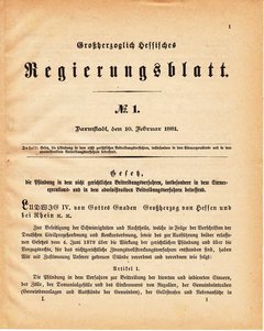 Grossherzoglich Hessisches Regierungsblatt 1881.djvu ‎ # 2