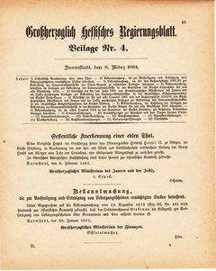Grossherzoglich Hessisches Regierungsblatt 1881.djvu ‎ # 235