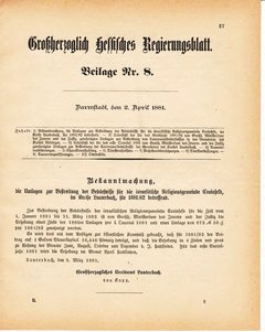 Grossherzoglich Hessisches Regierungsblatt 1881.djvu ‎ # 267