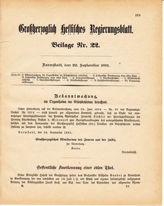 Grossherzoglich Hessisches Regierungsblatt 1881.djvu ‎ # 379