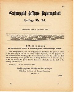 Grossherzoglich Hessisches Regierungsblatt 1881.djvu ‎ # 438