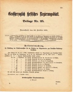 Grossherzoglich Hessisches Regierungsblatt 1881.djvu ‎ # 446