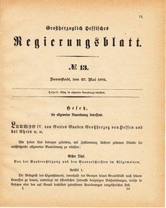 Grossherzoglich Hessisches Regierungsblatt 1881.djvu ‎ # 72