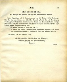 Grossherzoglich Hessisches Regierungsblatt 1883.djvu # 118