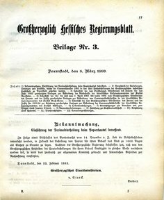 Grossherzoglich Hessisches Regierungsblatt 1883.djvu # 141