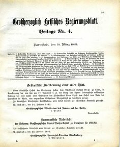 Grossherzoglich Hessisches Regierungsblatt 1883.djvu # 149