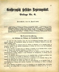 Grossherzoglich Hessisches Regierungsblatt 1883.djvu # 165