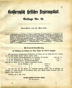 Grossherzoglich Hessisches Regierungsblatt 1883.djvu # 205