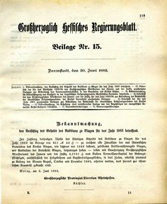 Grossherzoglich Hessisches Regierungsblatt 1883.djvu # 237