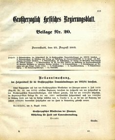 Grossherzoglich Hessisches Regierungsblatt 1883.djvu # 277
