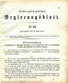 Grossherzoglich Hessisches Regierungsblatt 1883.djvu # 44